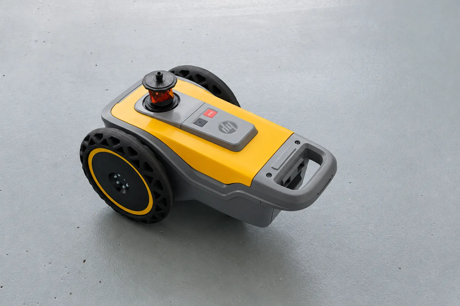 Surface sans traçage avant le passage du robot